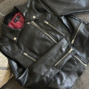 Faux Leather Jacket